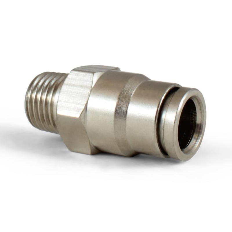 Соединитель начальный с 1/4 на цангу для шланга 3/8 (пуш-лок)