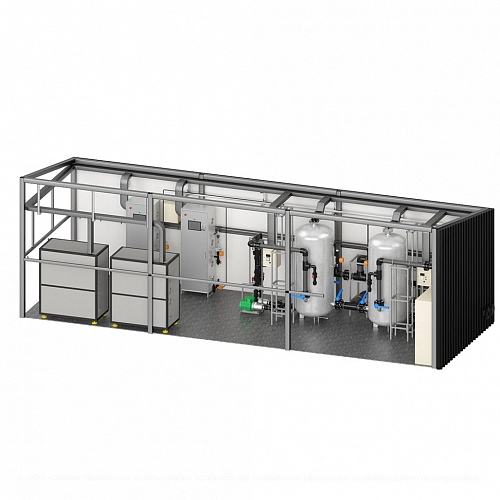 Блочно-модульная станция озоновой водоподготовки ЭКОНАУ КСВ-1000