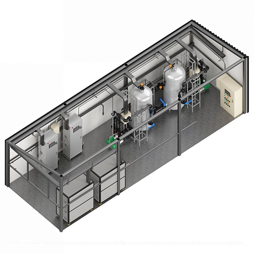 Блочно-модульная станция озоновой водоподготовки ЭКОНАУ КСВ-1000